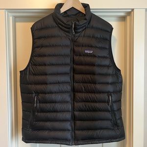Patagonia Down Sweater Vest - Men's XL Black